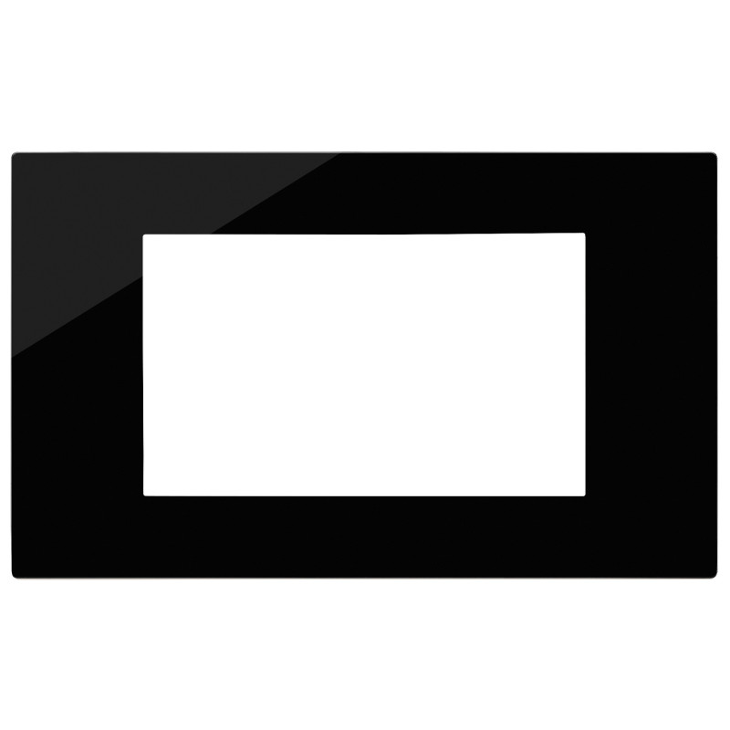 Placca 4M Reflex nero - Vimar 30654.42