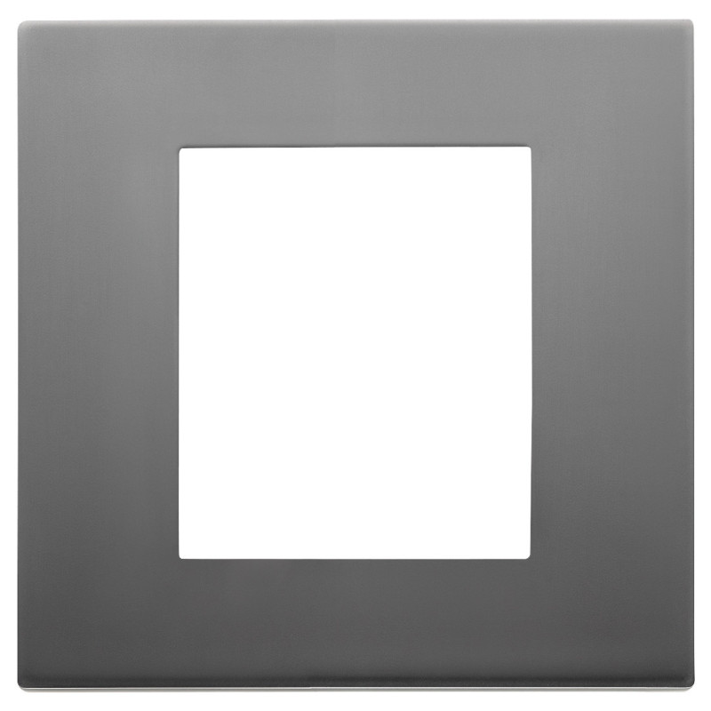 Placca 2M inox satinato - Vimar 30642.72