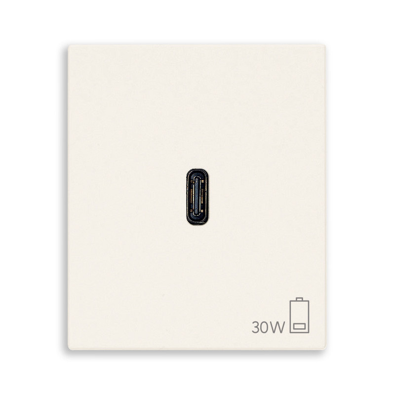 Alimentatore USB C PD 30W bianco - Vimar 30298.B