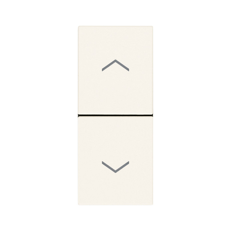 Due pulsanti interbl. NO+NO 10A bianco - Vimar 30062.B