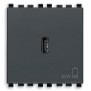 Alimentatore USB C PD 30W grigio - Vimar 20298