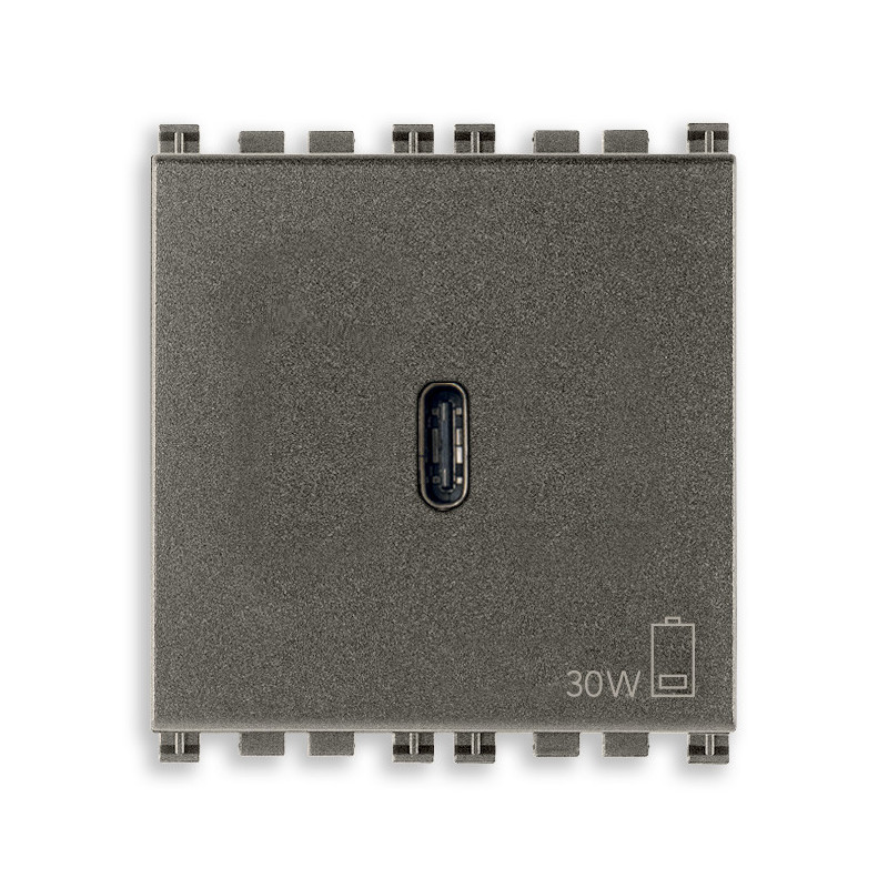 Alimentatore USB C PD 30W Metal - Vimar 19298.M