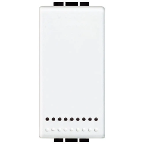 LL - pulsante NO 2P 10A 1m bianco - BTicino N4044N