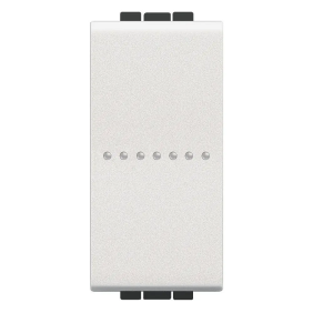 LL - pulsante ax 1P NO 10A 1m bianco - BTicino N4055N