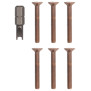 Kit 6 viti + chiave Pixel Up copper - Vimar R123
