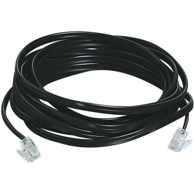 kit - prolunga telefon 2 RJ11 2,5m nero - BTicino S2588N