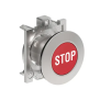 RED FLUSH MET.A FILO PUSH-BUTTON STOP - LOVATO LPFB1134
