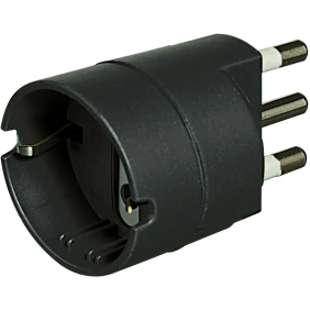 kit - adattatore spina 16A/presa P30 grigio - BTicino S3624G