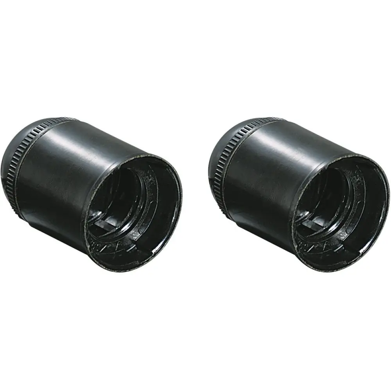 kit - 2 portalampade Edison nero - BTicino S760N