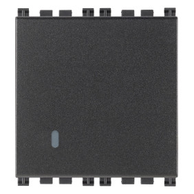 Interruttore 1P 10AX 2M grigio - Vimar 19000.2
