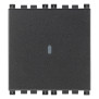 Interruttore 1P 10AX assiale 2M grigio - Vimar 19100.2