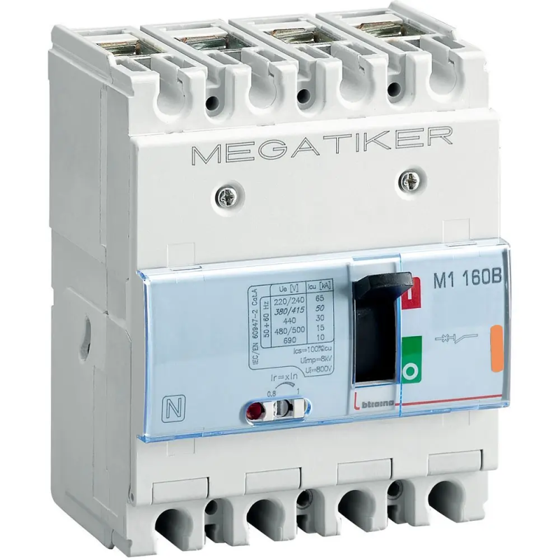 M1 160B - magnetot 4P 16A 25kA - BTicino T714B16