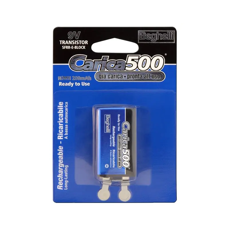 B 1 RIC NIMH 8.4V 200MAH SFRR - BEGHELLI 8853