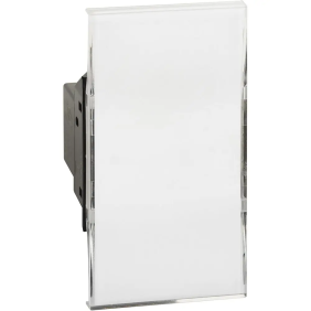 L.NOW - pulsante 1P NO 12V 10A + portanome - BTicino K4040V12