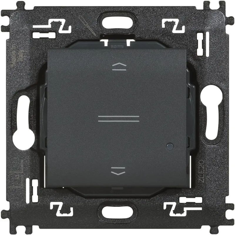 LL - Comando tapparelle wireless antracite - BTicino L4027CW