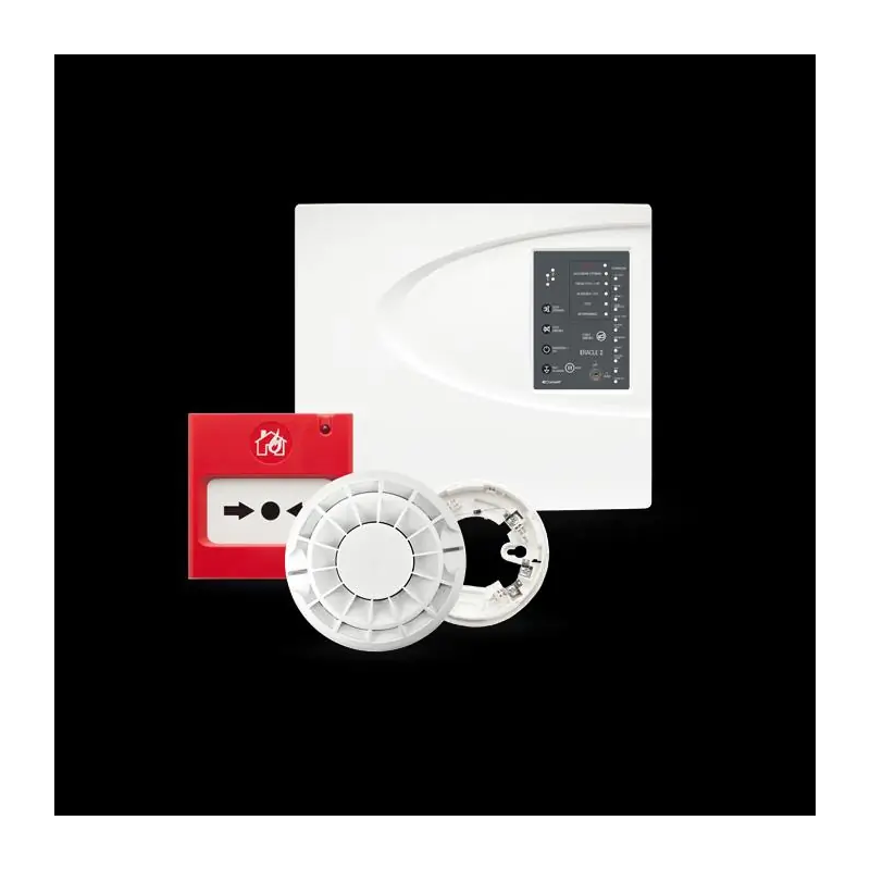 KIT CON CENTRALE CONVENZIONALE 4 ZONE - COMELIT 43KIT104