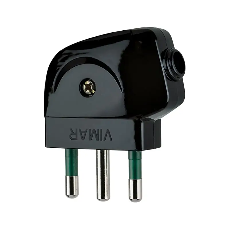 Spina 2P+T 16A S17 90? nero - Vimar 00212
