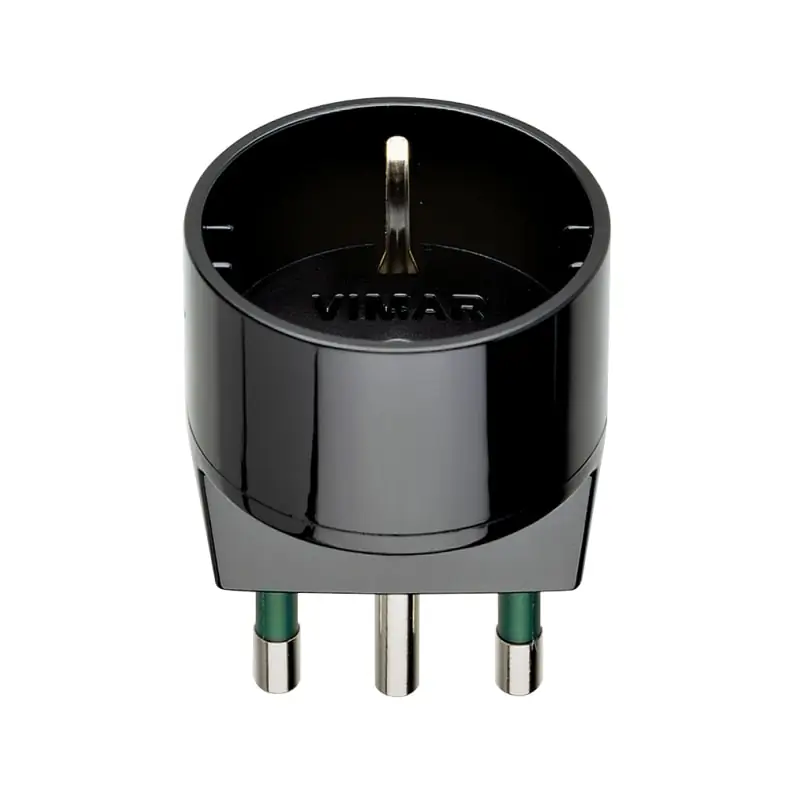 Adattatore S17 + P30 nero - Vimar 00303