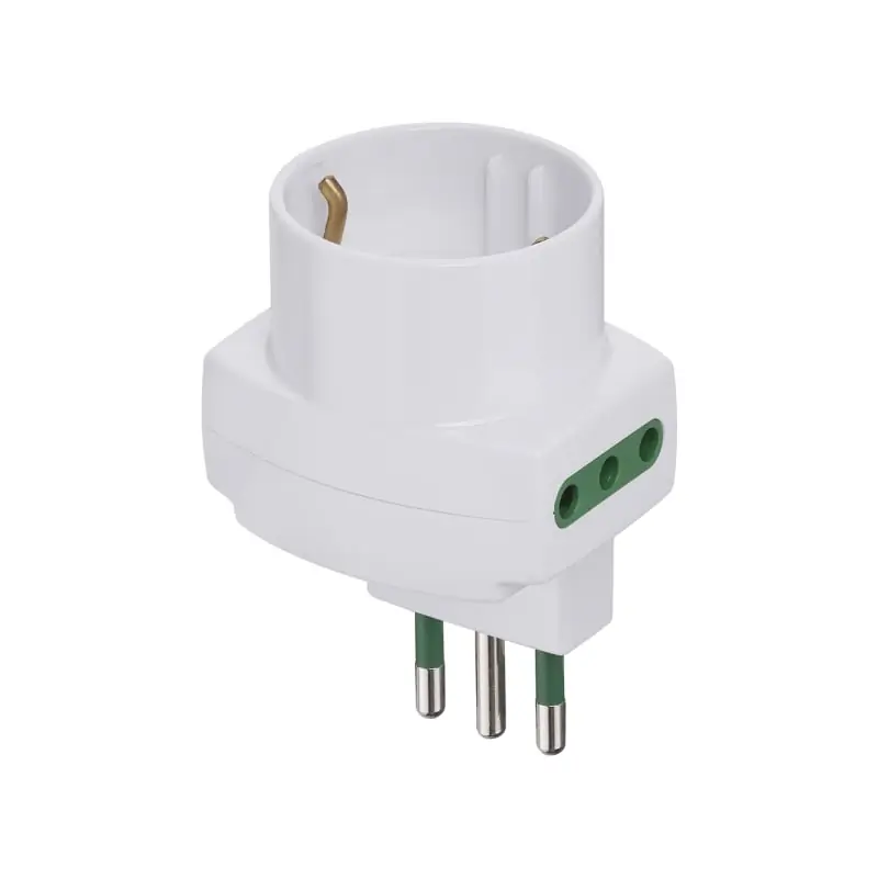 Adattatore sfals.vert.S11+2P11+P30bianco - Vimar 00313.B