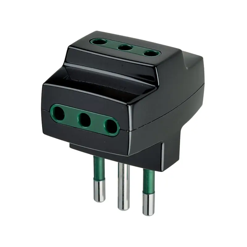 Adattatore mult. S11+3P11 nero - Vimar 00320