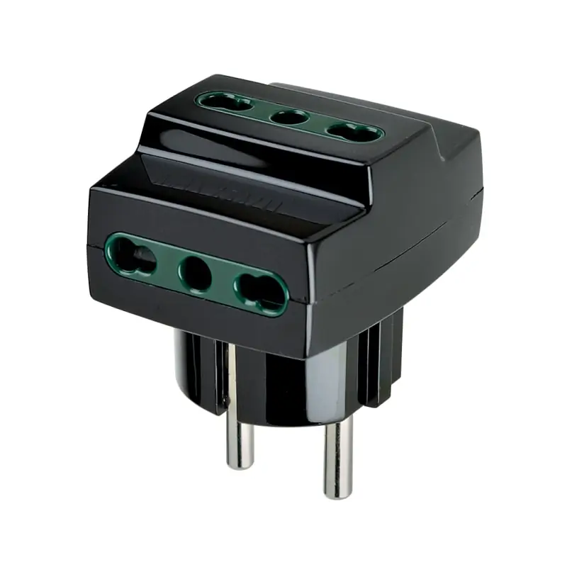 Adattatore mult. S31+3P17/11 nero - Vimar 00324