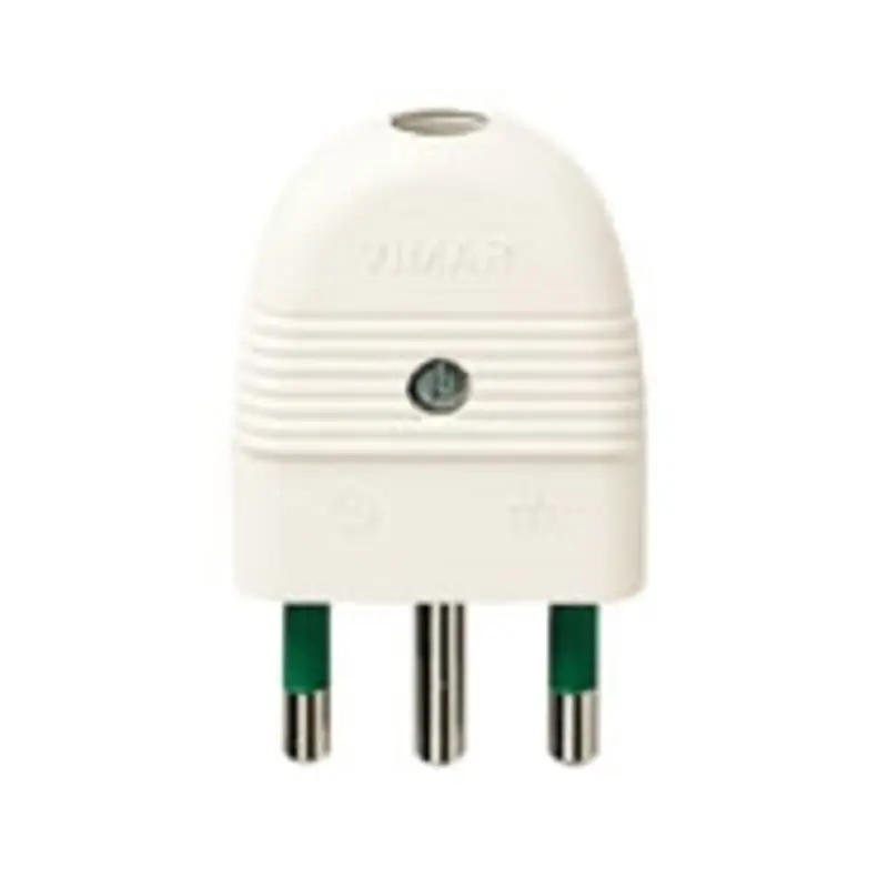 Spina 2P+T 16A assiale bianco - Vimar 01026.B