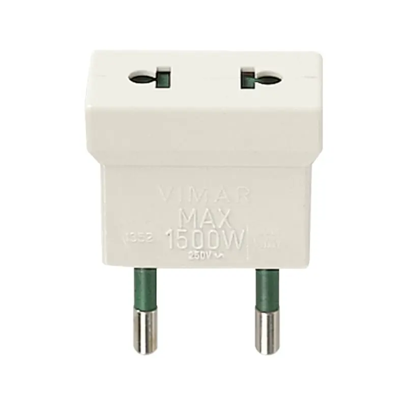 Adattatore S10 - USA+EU bianco - Vimar 01352.B