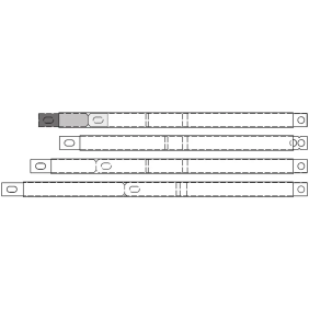 Kit collegam M250 oriz barre fino 630A int - BTicino TKC250