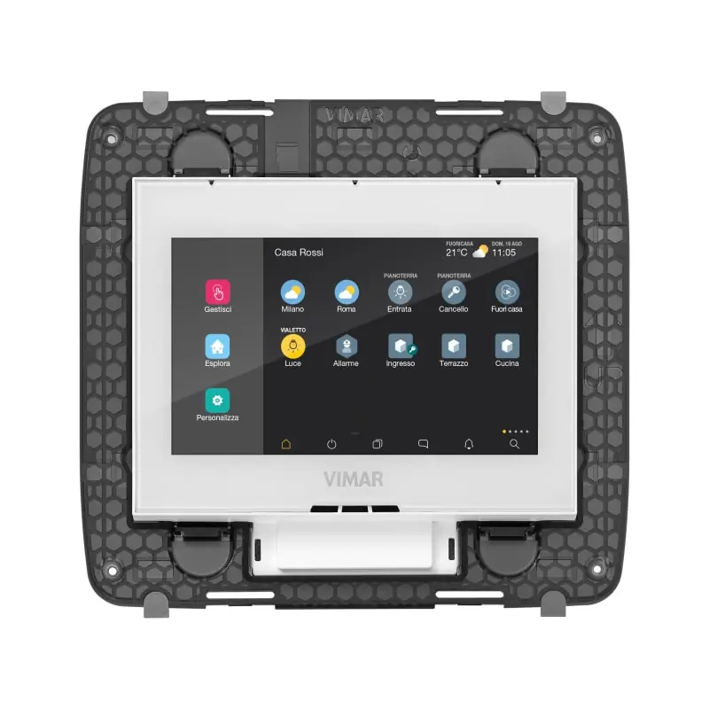 Touch screen domotico IP 4,3"" 8M bianco - Vimar 01420.B