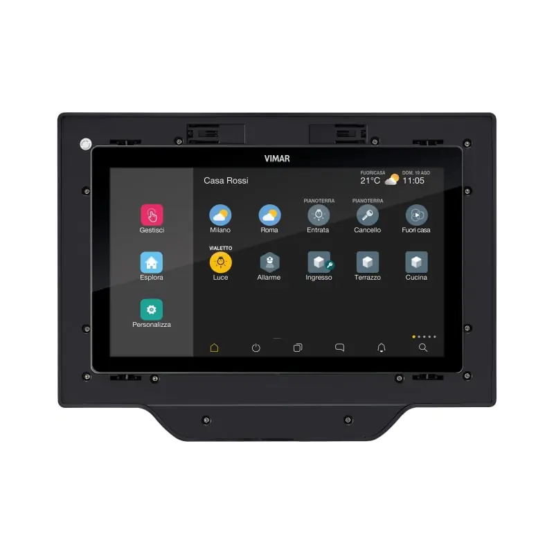 Touch screen domotico IP 10"" PoE nero - Vimar 01425