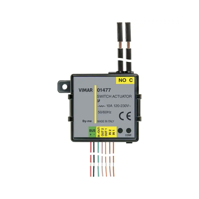 Modulo domotico 2in 3out (1 rel?+2 LED) - Vimar 01477
