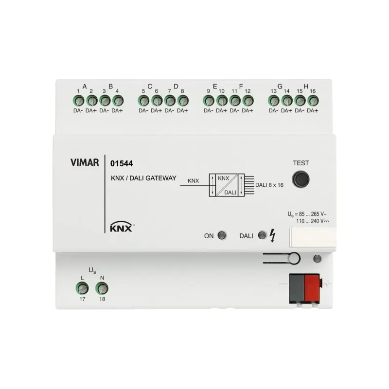 Gateway DALI 8 canali KNX - Vimar 01544