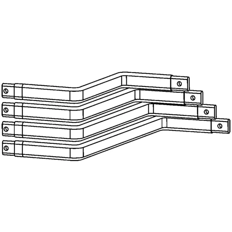 Kit M630oriz 630/1600A passo75 P600 - BTicino TKC630L2