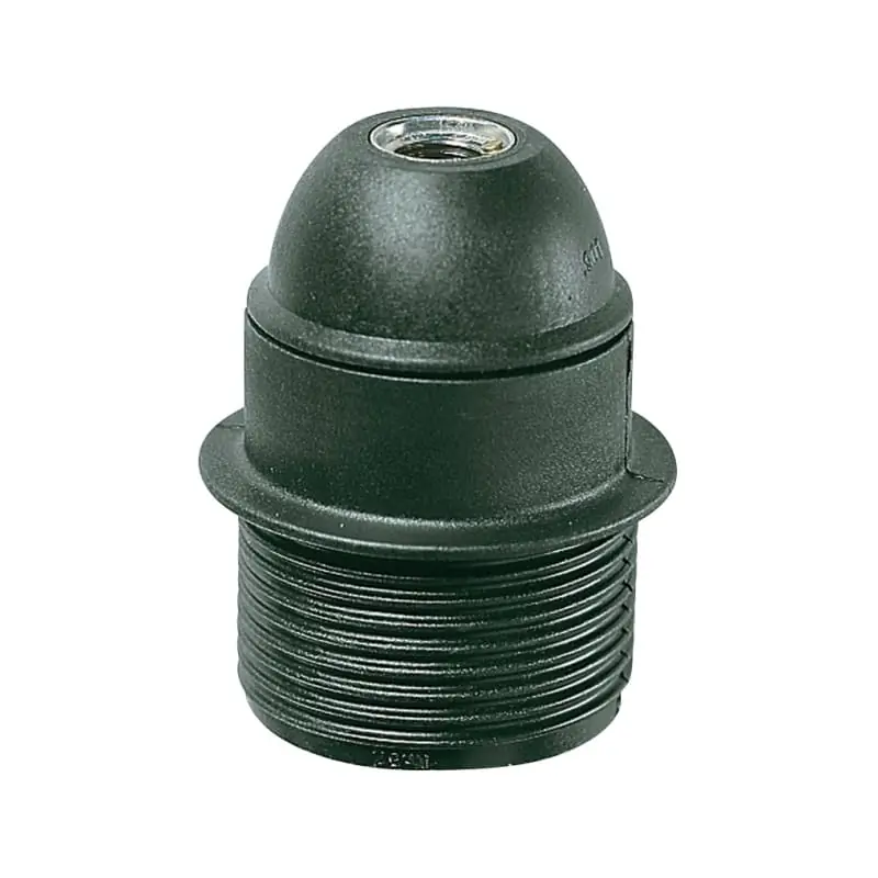 Portalampada E27 M10x1 cm/pfil. nero - Vimar 02104