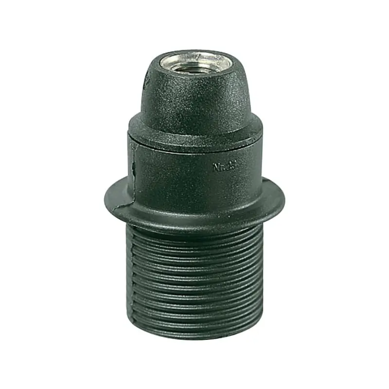 Portalampada E14 M10x1 cm/pfil nero - Vimar 02124