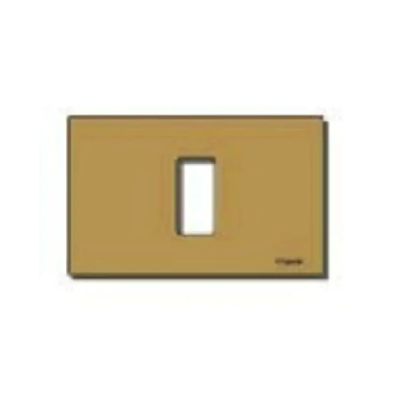 Placca 1M allum. scatto bronzo - Vimar 08635.BR
