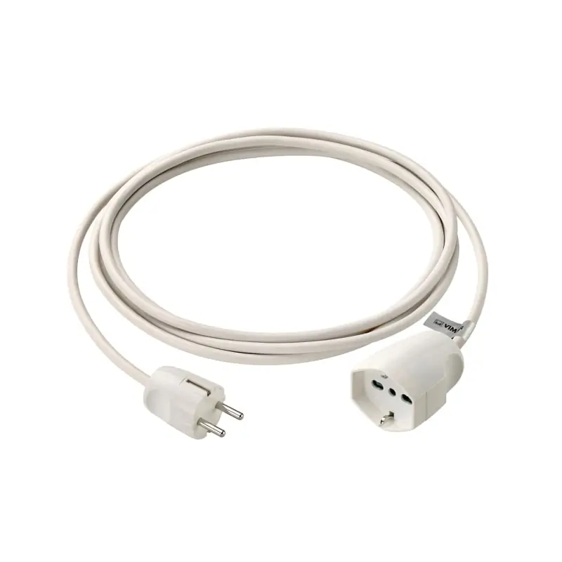 Prolunga 3m 3G1 DE universale bianco - Vimar 0P32400.B