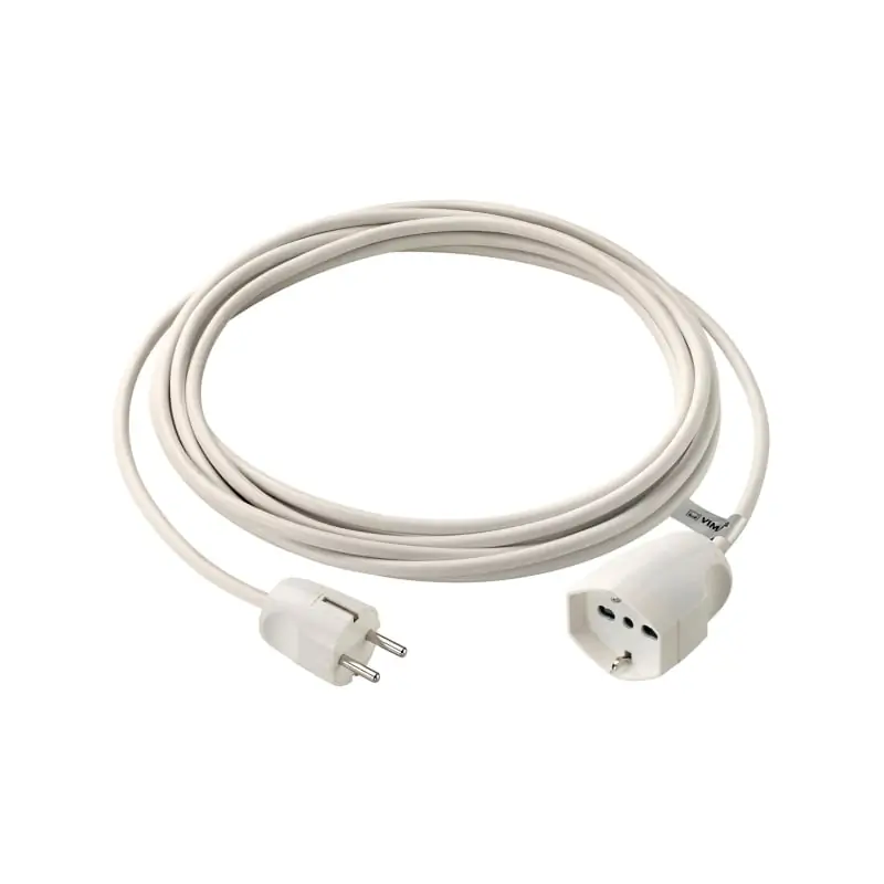 Prolunga 5m 3G1 DE universale bianco - Vimar 0P32401.B
