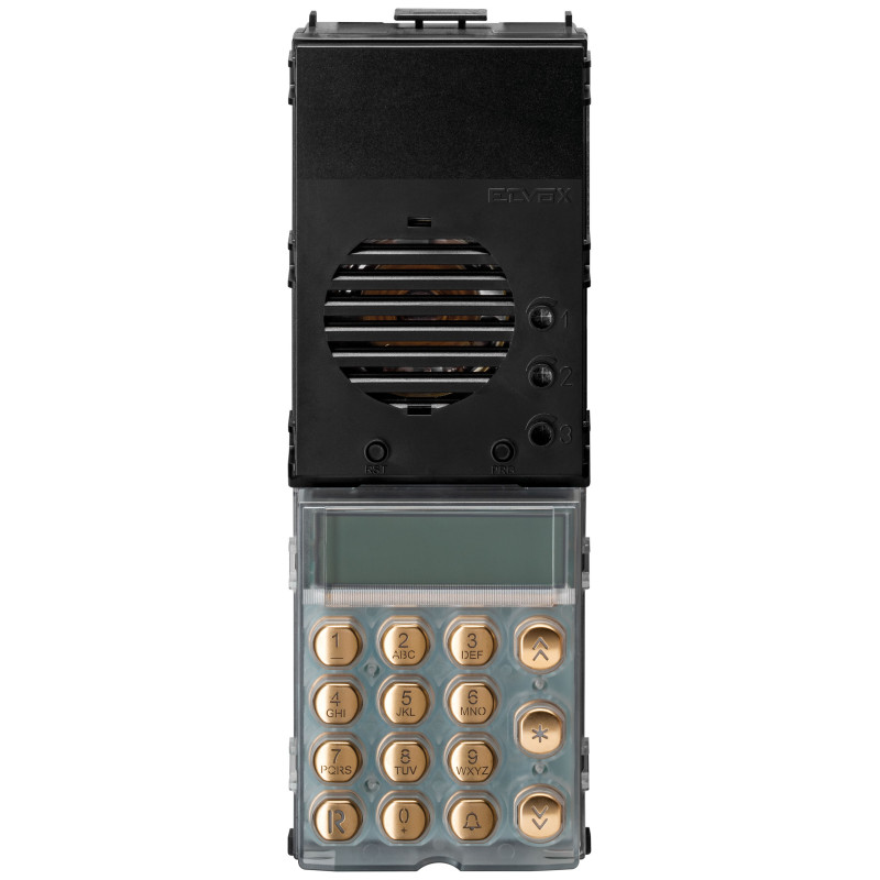 Unit? 2F+ audio LED b.co tastiera oro - Vimar 13A4.B.43