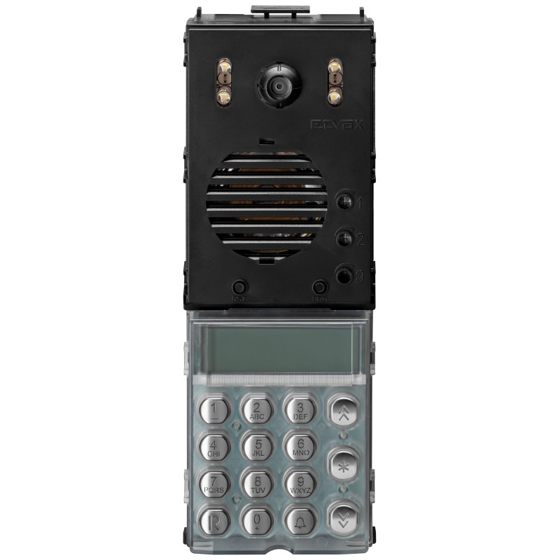 Unit? 2F+ A/V LED b.co tastiera acciaio - Vimar 13A7.B