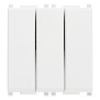 Tre interruttori 1P 20AX bianco - Vimar 14003