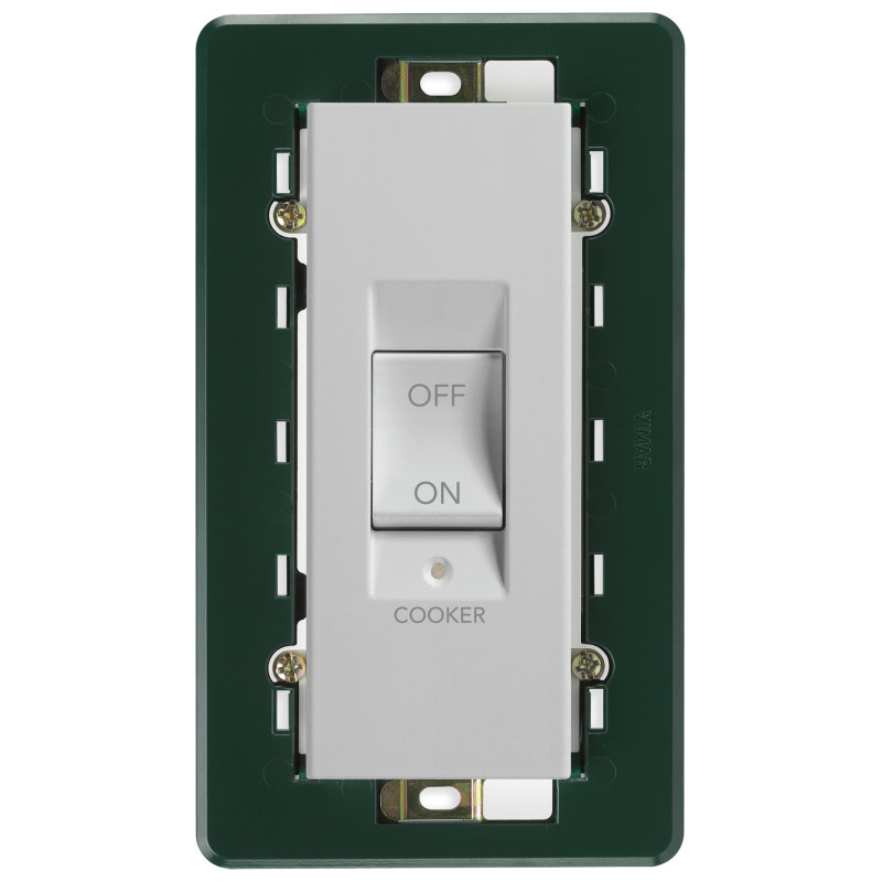 Interruttore 2P 45A COOKER 5M Silver - Vimar 14019.CK.SL