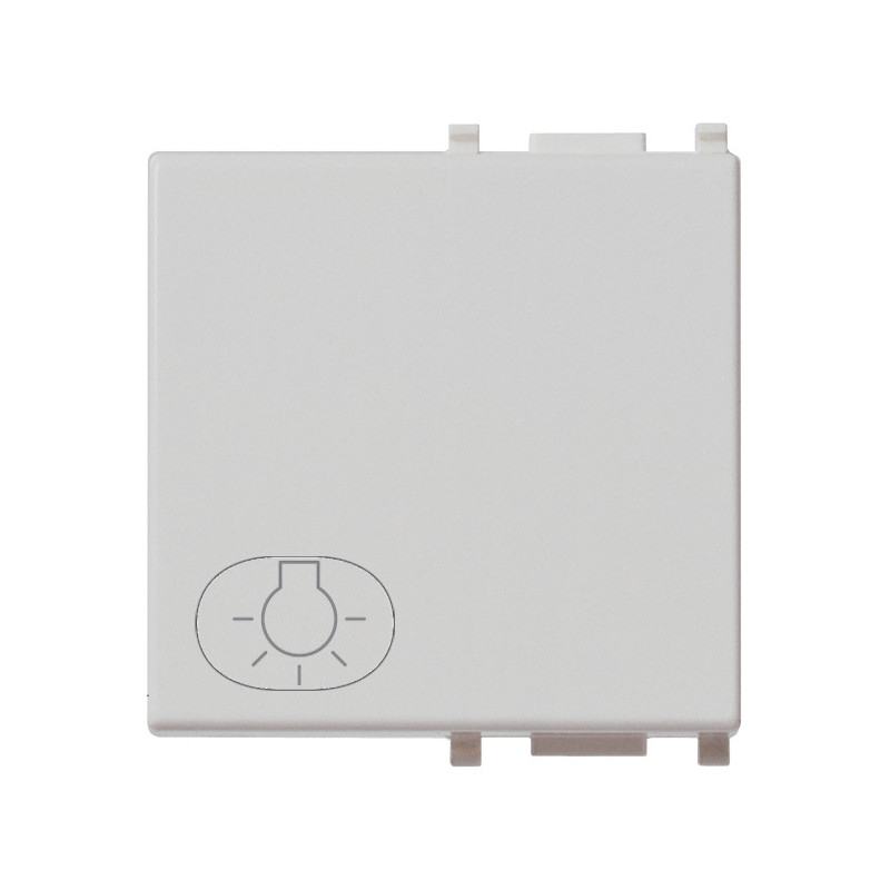 Tasto 2M simbolo luce Silver - Vimar 14022.L.SL