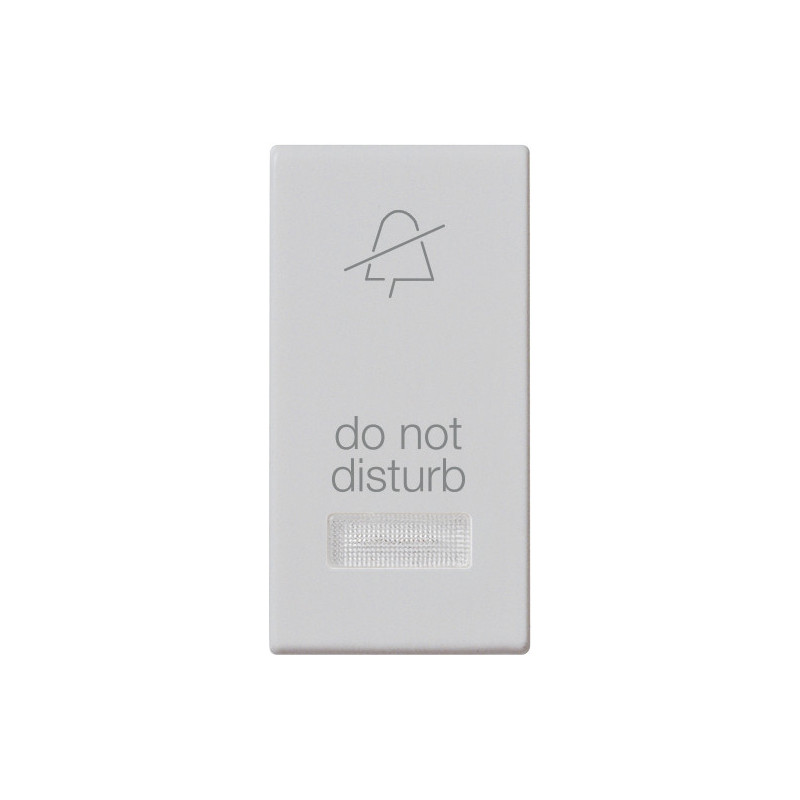 Tasto 1M con diffusore simb. DND Silver - Vimar 14026.DND.SL