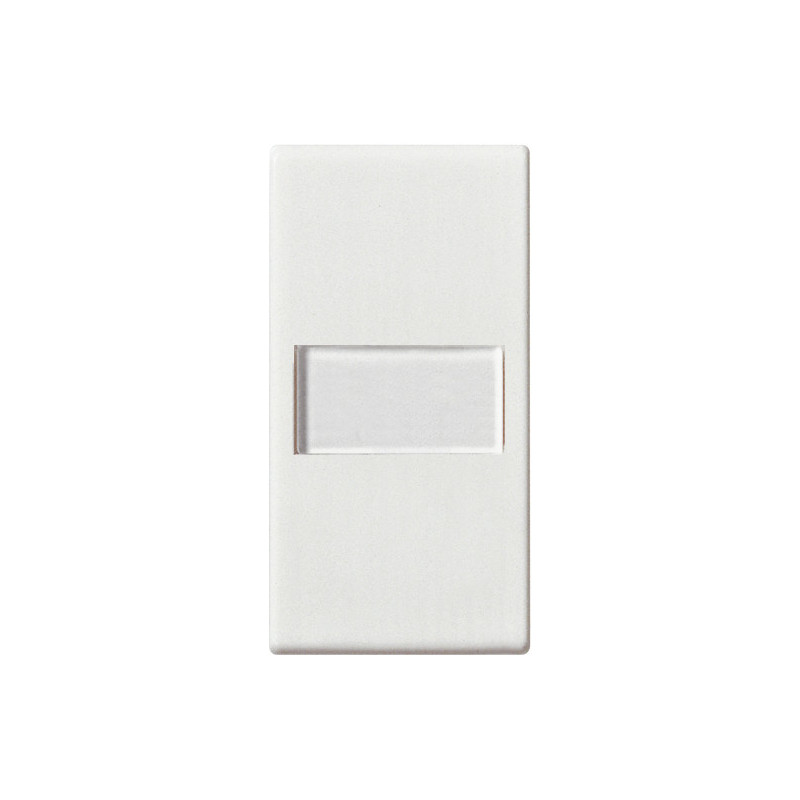 Tasto 1M +targhetta bianco - Vimar 14029