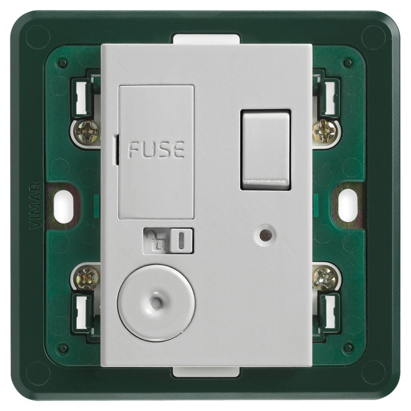 Unit? di connessione 13A interr. Silver - Vimar 14049.SL