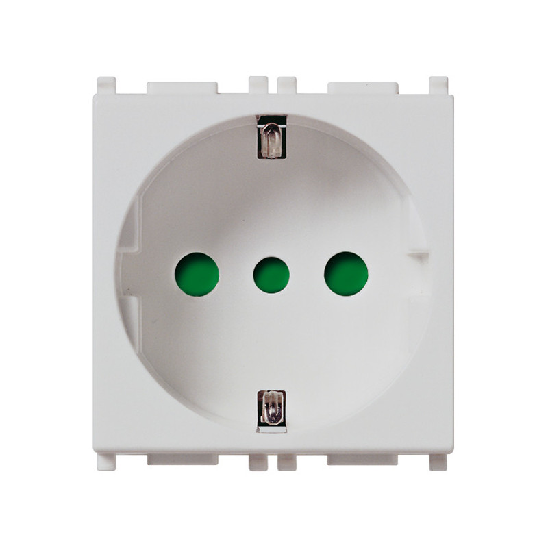 Presa 2P+T 16A P30 Silver - Vimar 14209.SL