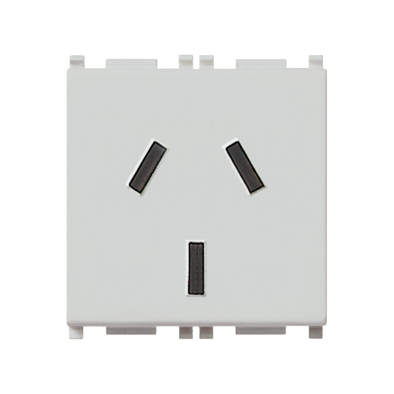 Presa SICURY 2P+T 20A argentino Silver - Vimar 14253.SL