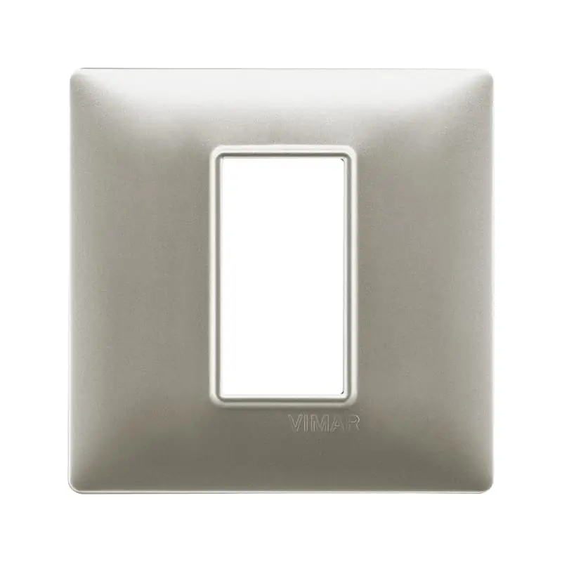 Placca 1M nichel opaco - Vimar 14641.21