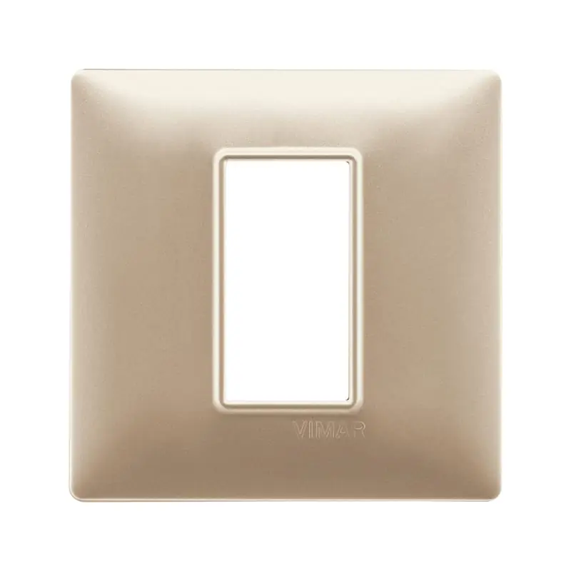 Placca 1M champagne opaco - Vimar 14641.22